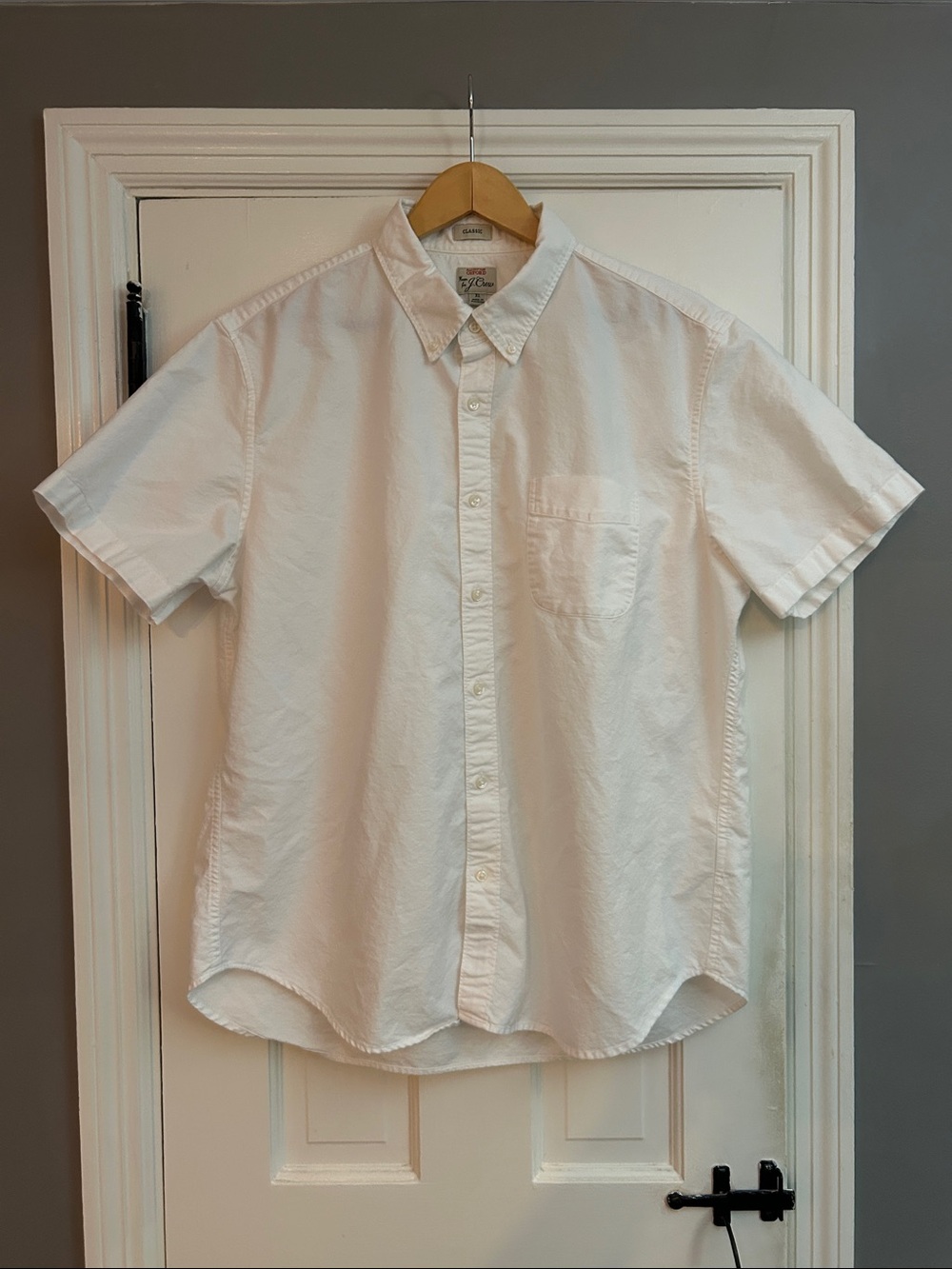 J. Crew White Short-Sleeve Button-Down Shirt BRAND NEW w/o Tags